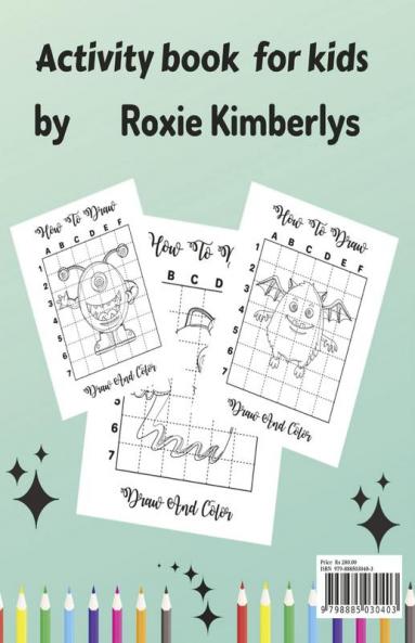 How To Draw Monsters : Fun & Easy Simple Step by Step Instructions How To Draw Monsters For Kids Ages 4+