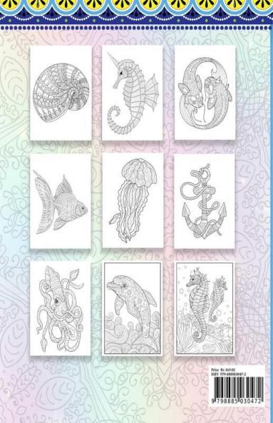 Underwater World Mandala Coloring Book