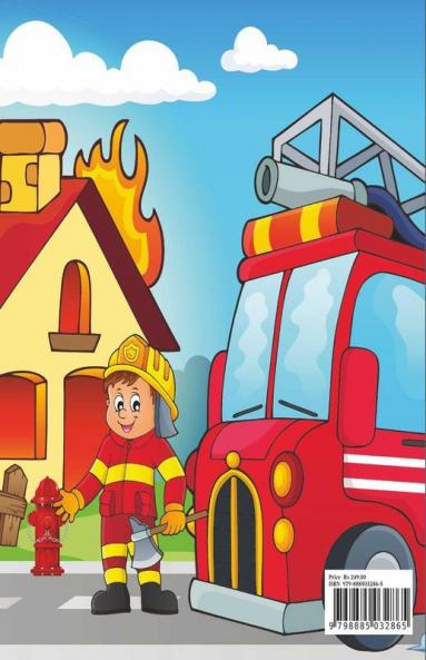 Fire Trucks Firefighters And Their Tools Coloring Book For Kids : Great Gift For Boys Ages 4-82-46-106-83-5(Us Edition).Perfect For Toddlers Kindergarten And Preschools (Kids Coloring Activity ...