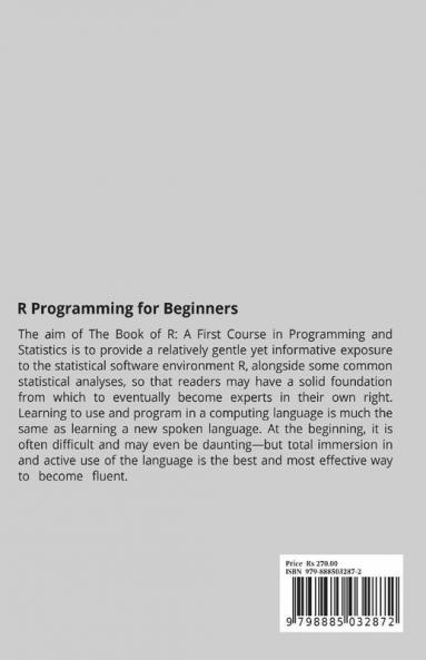 R Programming For Beginners