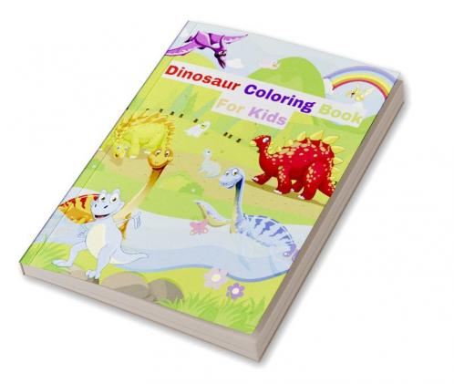 Dinosaur Coloring Book for Kids : Great Gift for Boys & Girls Ages 4-8 with various facts about dinosaurs.