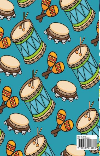Musical Instruments Coloring Book : Educational Activity Book With Musical Instruments | Coloring Book With 33 Pages