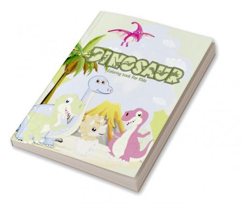 Dinosaur Coloring Book for Kids : Adorable and Fun Coloring Book Great Gift for Boys & Girls - Ages 4-8