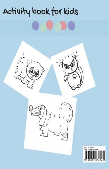 Connect the Dots - Animal Edition : 50 Fun Connect The Dots and Color Book for Boys & Girls Ages 4+