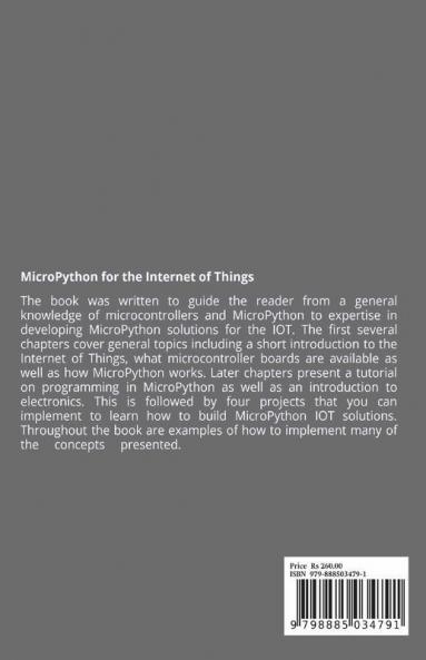 Micropython For The Internet Of Things