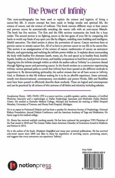 The Power Of Infinity: &quot;Health Well Being and An Anticancer Lifestyle&quot;