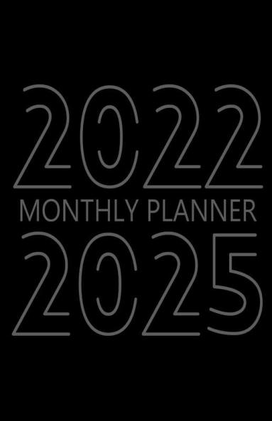 2022-2025 Monthly Planner: 48 Month Agenda Monthly Organizer Book For Activities And Appointments 4 Year Calendar Notebook White Paper 8.5″ X 11″