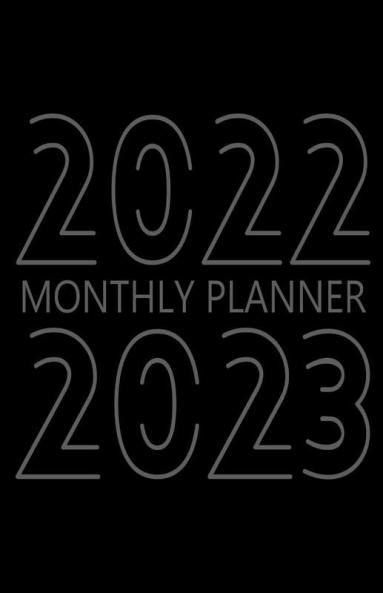 2022-2023 Monthly Planner: 24 Month Agenda Monthly Organizer Book For Activities And Appointments 2 Year Calendar Notebook White Paper 8.5″ X 11″