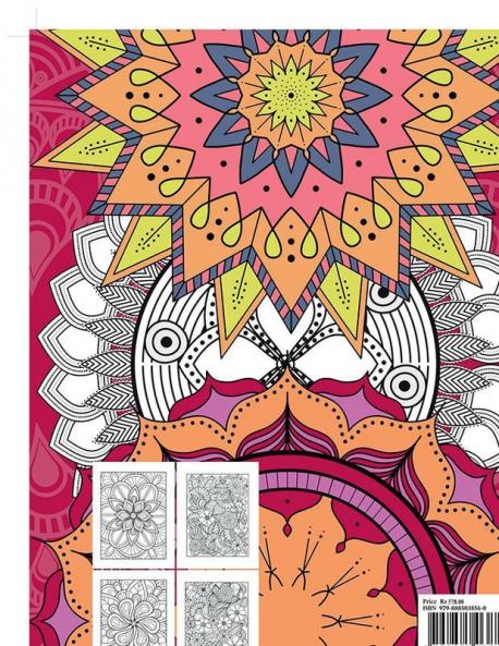 Mandala coloring book for adults : An adult coloring book with special flowers for relaxation and stress relief Flower coloring book for adults to find inner balance.