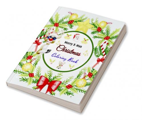 Merry X-Mas Christmas Coloring Book : Merry Christmas coloring book with beautiful holiday drawings & A Very Merry Christmas activity book .
