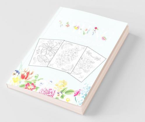 Welcome Spring Flower Coloring Book : Adult Coloring Book with beautiful realistic flowers bouquets floral designs sunflowers roses leaves butterfly spring and summer | Welcome Spring