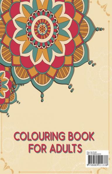 90 Mandala Colouring For Adults : 90 Decorative and Refreshing Mandala Colouring Pages | Mandala Art | Colouring Books for Adults