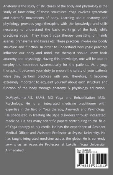 Handbook Of Anatomy & Physiology For Yoga Therapists