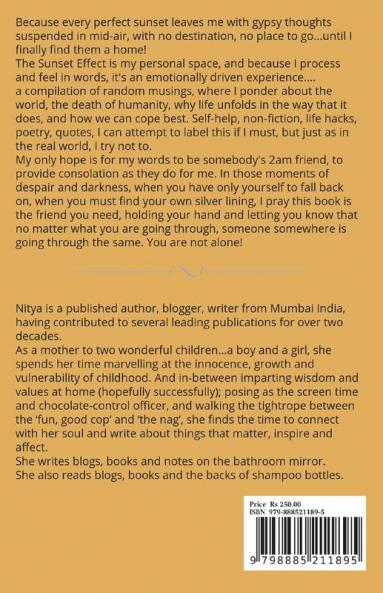 Sunset Effect : Musings &amp; Maybes from the crossroads of science and spirituality