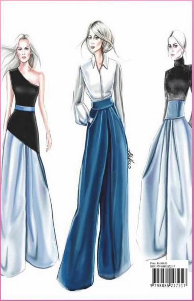 Fashion Sketchbook Figure Templates : Fashion Designer Sketch Book With Posing Figure To Drawing For Girls And Beginners