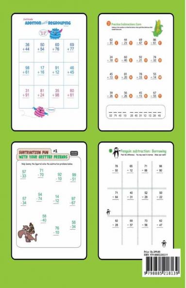 Grade 2 Math Workbook : Addition & Subtraction Worksheets Easy and Fun Math Activities Build the Best Possible Foundation for Your Child