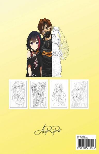 Anime Coloring Book For Kids Adults Or Anyone Who Loves Anime Characters: Beautiful Anime Manga Coloring Book | Shojo And Josei Illustrations Cute Hawaii Characters Japanese Manga Anime Colorin...