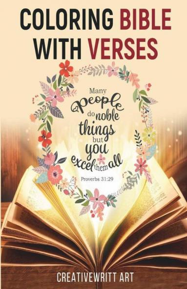 Coloring Bible With Verses: Bible Coloring Book For Kids
