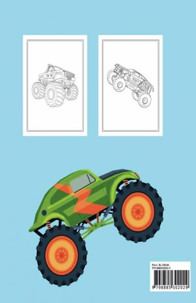 Monster Truck Coloring Book For Kids Ages 2-6 : For Boys and Girls Who Love Monster TruckKids Ages 3-5 and 4-8|Trucks Coloring|Car Coloring Books for Boys|The Truck Book