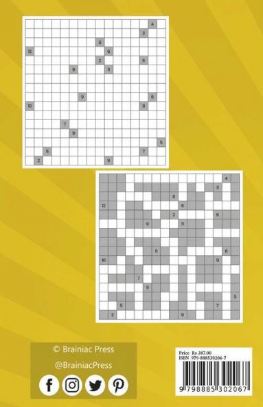 Nurikabe Puzzle Book 16X16 Vol I: 80 16X16 Puzzles To Solve Great For Kids Teens Adults & Seniors Logic Brain Games Stress Relief & Relaxation ... Stress Relief And Relaxation 6” X 9”