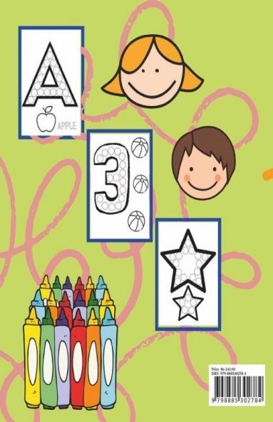 Dot Markers For Toddlers: Alphabet Shapes Numbers : Big Guided Dots – Activity Book