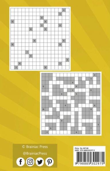 Nurikabe Puzzle Book 16X16 Vol Ii