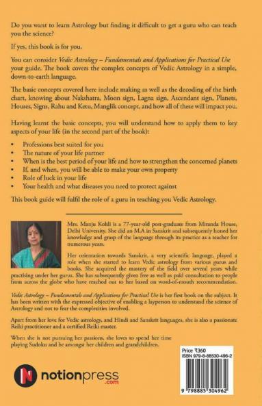 Vedic Astrology : Fundamentals And Applications For Practical Use