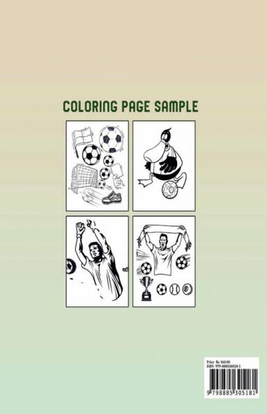 Football Coloring Book : Kids Football Book