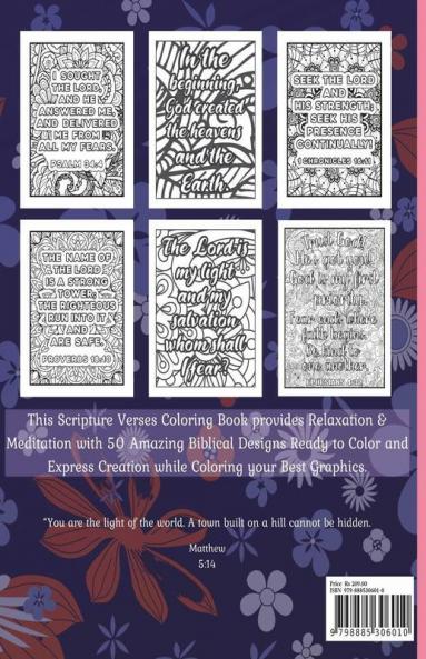 Bible Verse Coloring Book For Adults: Trust In God With Faith & Love And Discover The Identity Of Who You Are In Jesus | An Amazing Bible Scriptures ... Book For Adults And Teens With Q...