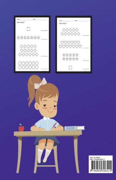 Kindergarten Math Activity : Number practice workbook to learn the numbers from 0 to 100 for preschoolers & Kindergarten workbook must know sight words