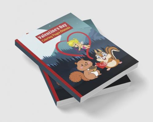 Valentine's Day Coloring Pages Animals : Valentine's day coloring book for kids ages 2-5 & Cute love valentines day animals coloring pages for kids.