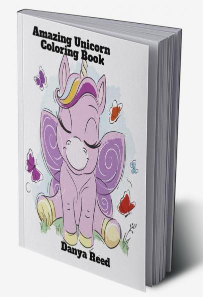 Amazing Unicorn Coloring Book