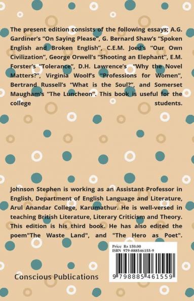 BRITISH PROSE : THE MODERN AGE