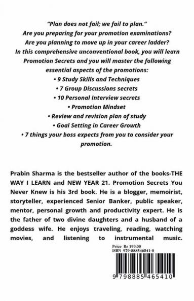 Promotion Secrets You Never Knew : Build Job Promotion Mindset Know Study Acceleration Formula Get Road Maps for Success And Advance in Your Career
