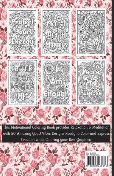 Motivational Coloring Book For Adults You Deserve Good Things Motivational & Inspirational Coloring Pages For Stress Relief & Relaxation With Quotes ... | Simple Large Motivational Coloring G...