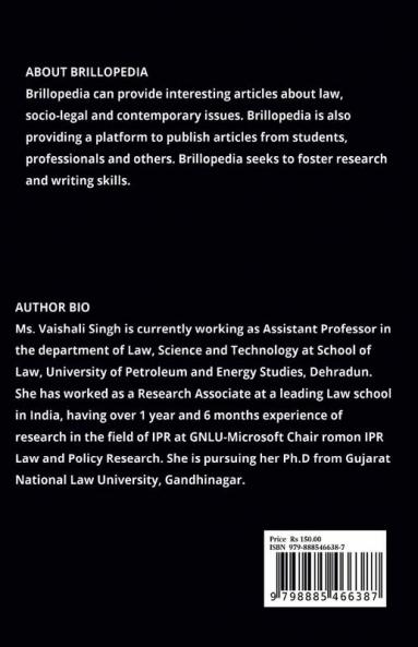 3D-PRINTING AND DIGITAL INFRINGEMENT: CHALLENGES TO EXISTING PATENT LAW : Volume 1 Issue 4 of Brillopedia
