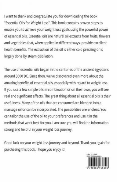 Essential Oils For Weight Loss