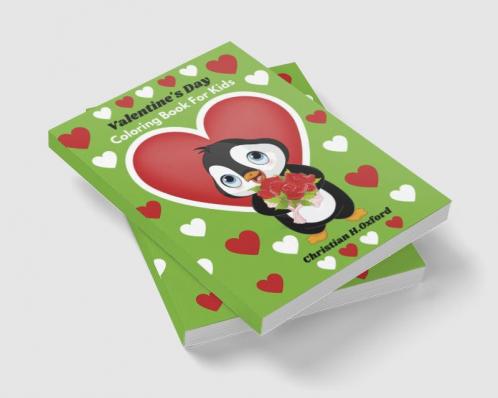 Valentine's Day Coloring Book For Kids : Valentine's day coloring book for kids ages 4-8 cute animals & Cute Valentine Images with Lovely Animals.