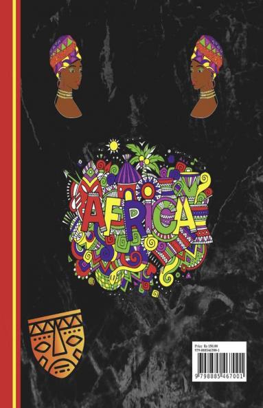 Africa Coloring Book for Adults : African Designs Coloring Book of People Landscapes and Animals of Africa