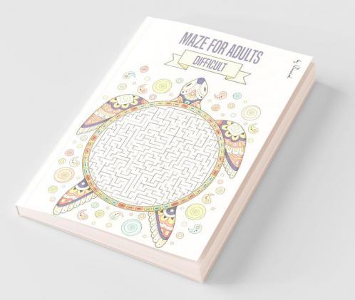 Maze For Adults Difficult : Maze Puzzle Book For Adults|150 Difficult Mazes And Labyrinth| Big Book Of Mazes For Adults | Can You Escape The Maze?