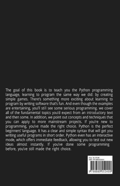 Absolute Beginner Python Programming