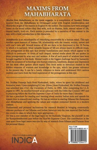 Maxims From Mahabharata