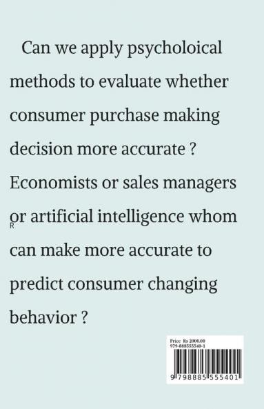 Psychology Methods Predict Consumer Behaviors