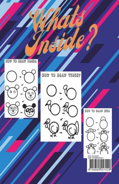 How To Draw Book For Kids : Step By Step Guide To Learn To Draw Animals And Human Faces With 54 Fun And Exciting Things