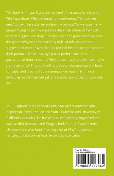 Primer On Money And Investing: Fundamental Concepts And First-Principles Based Understanding Of Money And Investing