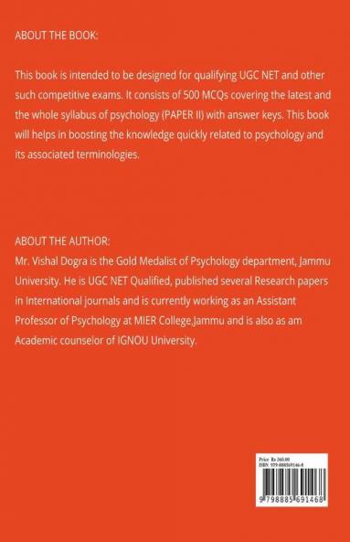 Mcqs Of Psychology : Purposeful For Ugc Net And Other Such Competitive Exams
