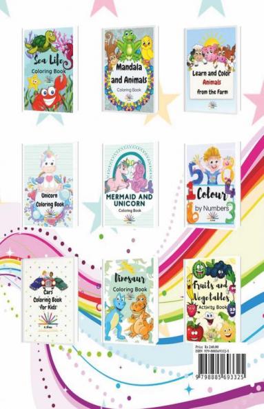 Unicorn Activity Book: A Children’S Activity Book And Coloring Pages For 4-8 Year Old Kids | Learning Alphabet Spot The Difference Dot To Dot Activity And Maze