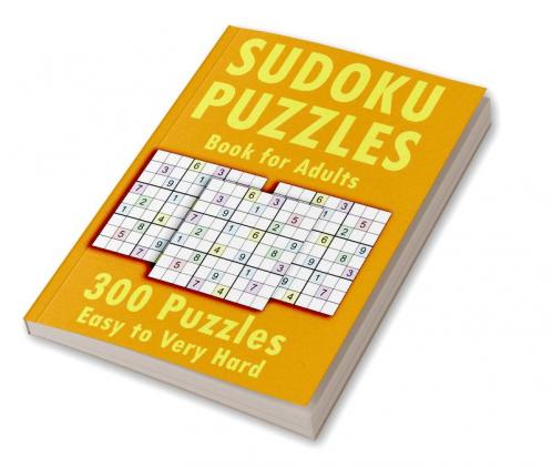 Sudoku Puzzle Book for Adults 300 Puzzles Easy to Very Hard: 2 Puzzles per page easy to very hard