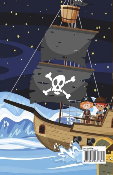 Pirate Coloring Book For Kids Ages 4-8 : Pirate activity book with 30 coloring pages for kids to color