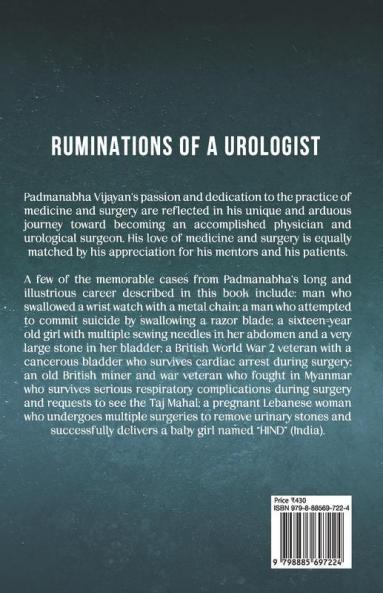 Ruminations Of A Urologist : A Book For The Medical And Nursing Fraternity